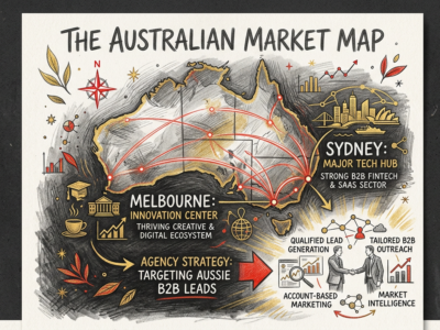 Buy B2B Leads Australia - featured image showing lead generation for agencies