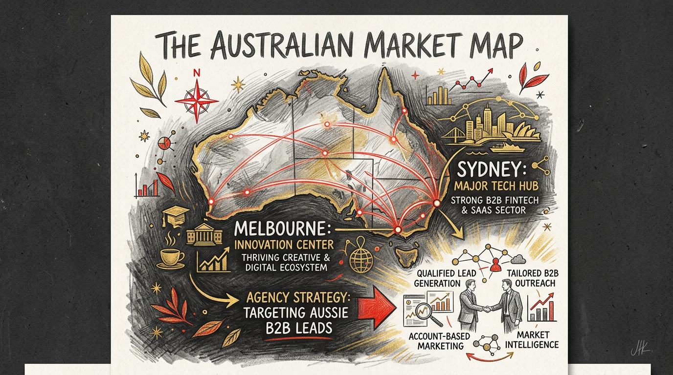 Buy B2B Leads Australia - featured image showing lead generation for agencies