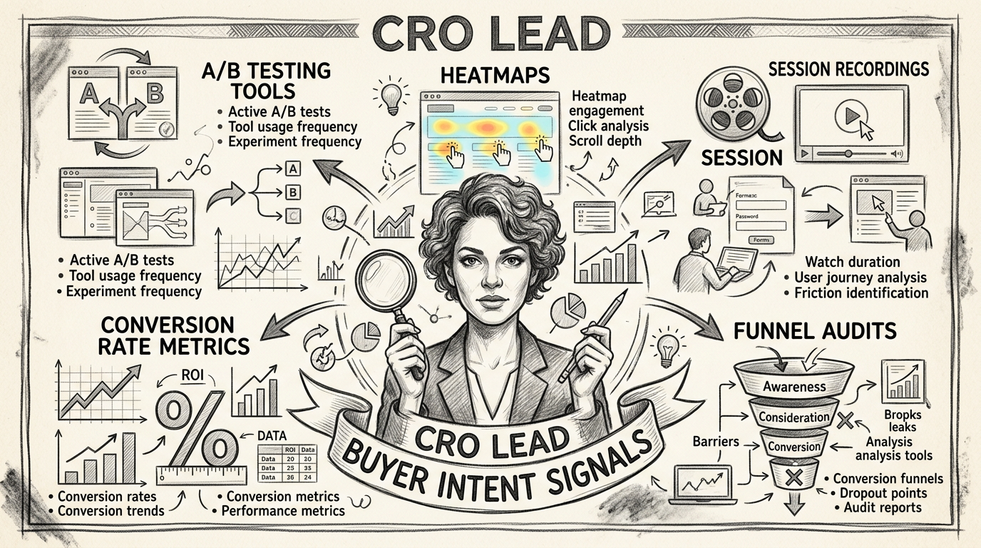Infographic showing conversion rate optimization lead generation