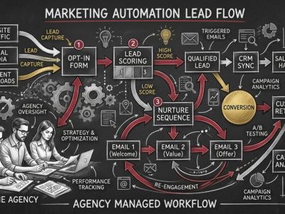 Buy Marketing Automation Leads - featured image showing lead generation for agencies