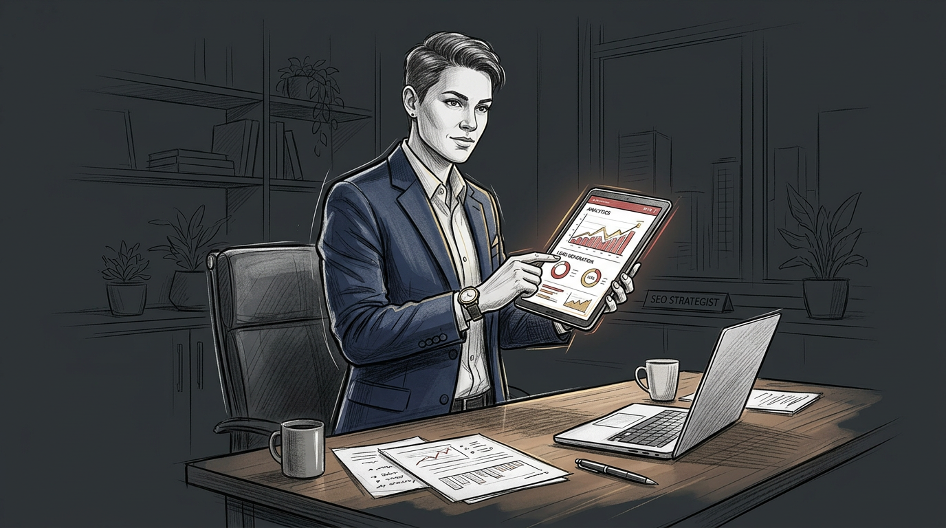 p seo clients hero v2 - lead generation illustration for LeadPot