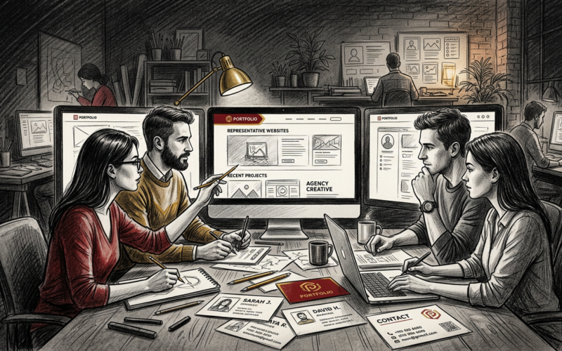 p web design leads find hero - lead generation illustration for LeadPot