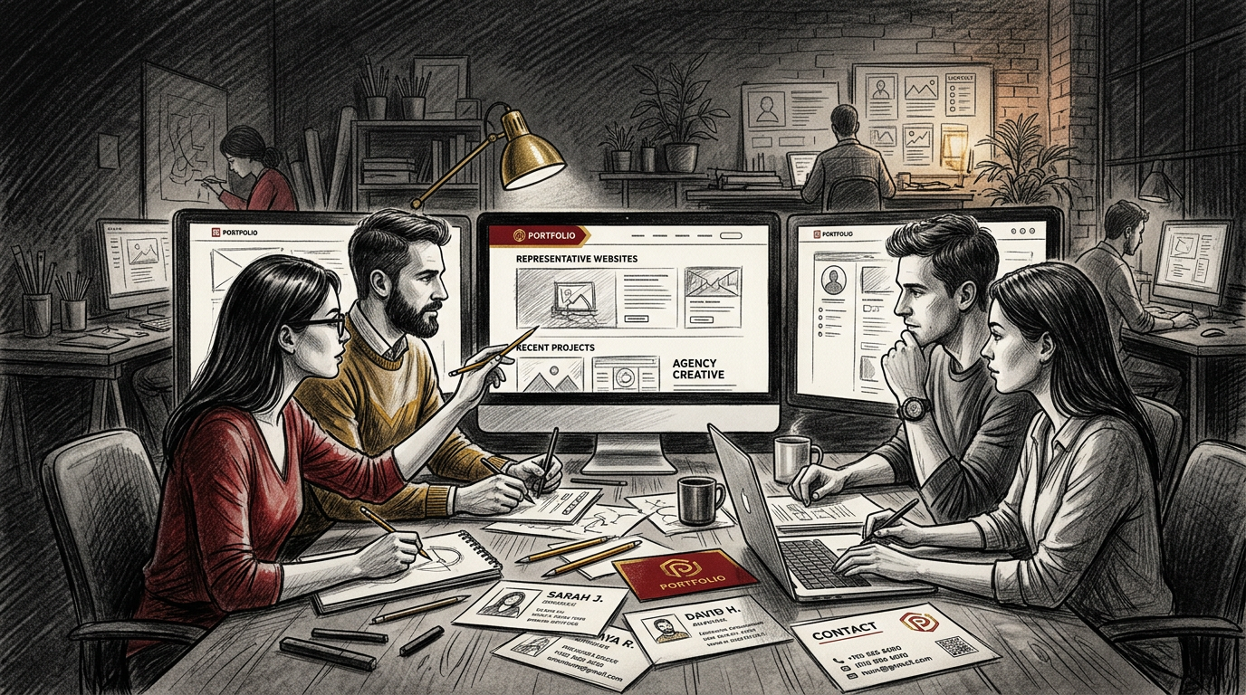 p web design leads find hero - lead generation illustration for LeadPot