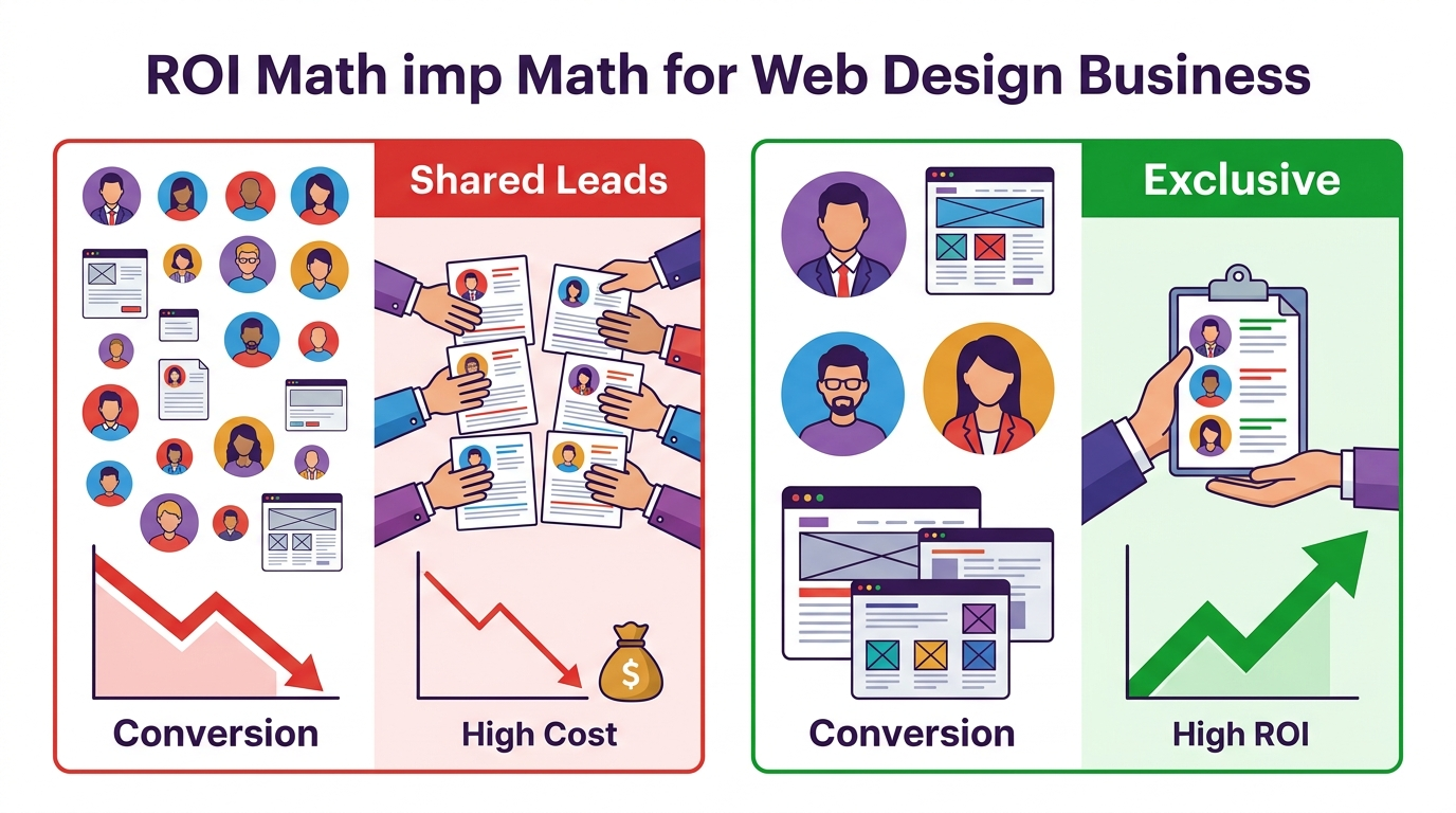 Five signs your agency needs exclusive leads: visual checklist for web design agencies evaluating lead quality
