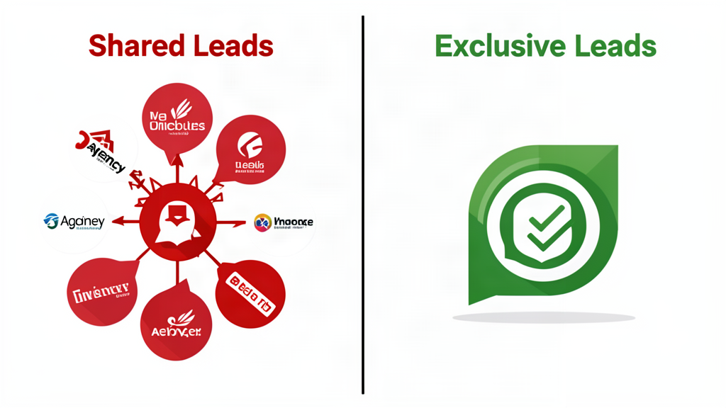 buy web design leads comparison infographic showing How to evaluate a lead provider featuring web design leads for digital...