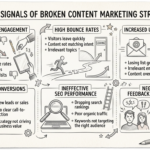 How to Find Content Marketing Clients - Infographic content marketing client signals broken strategies