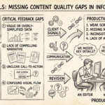 Video Production Lead Generation For Agencies - Infographic video production client signals missing content quality gaps