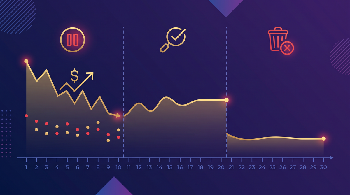 Your SKAG Structure Is Capping Your Smart Bidding. Here's The 30-Conversion Rule That Fixes It - illustration